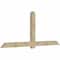 Ekena Millwork Eugene Rough Sawn Timber Gable Bracket, Douglas Fir, 108"W x 45"H x 4"D x 6"F, 10/12 Pitch GBW108X45X0406EUG00RDF - alternate 5
